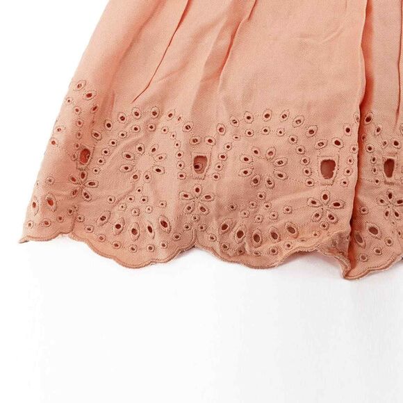 BB Dakota Karleen Eyelet Drop Waist Dress XS Pink - Picture 5 of 9